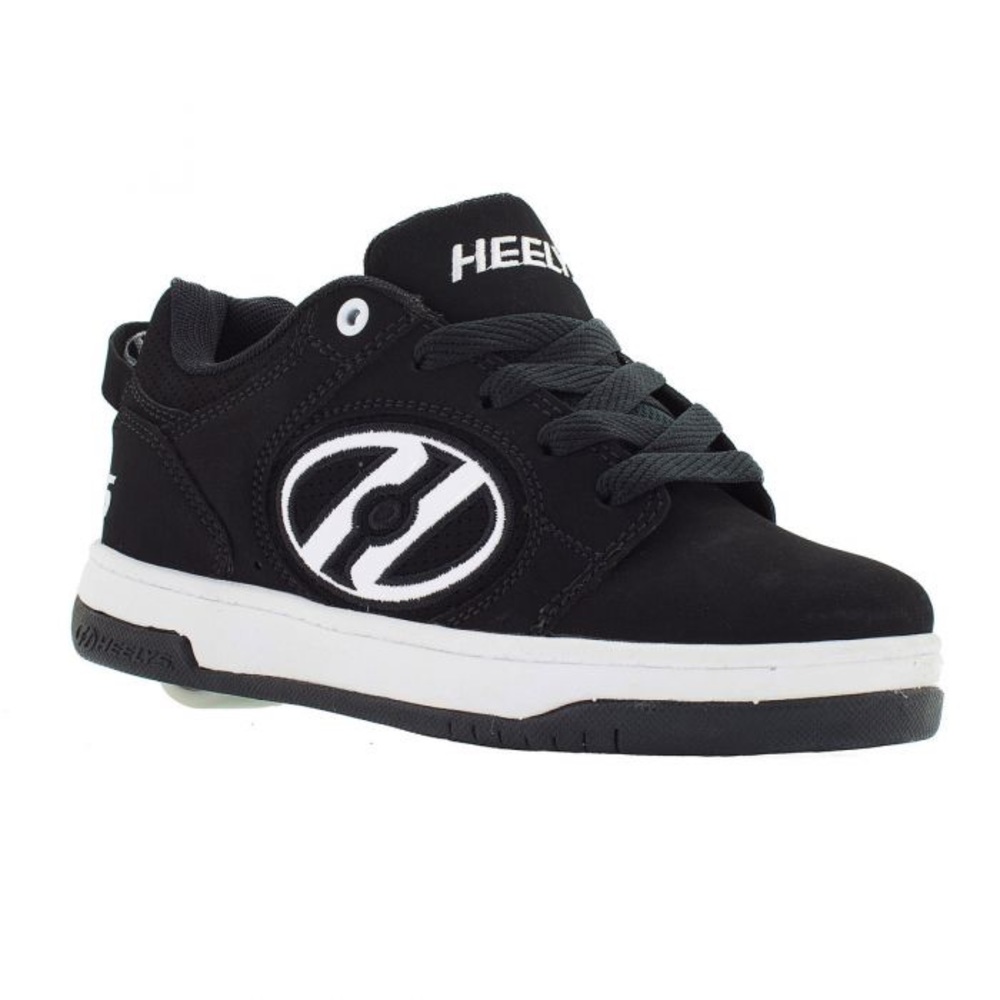 Black and white Heelys like new
